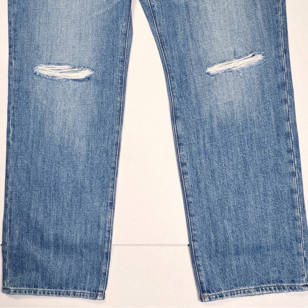 J.CREW Women’s Size 32‎ ‘84 Kyoto Wash Slouchy Distressed Straight Leg Jeans - Picture 8 of 16